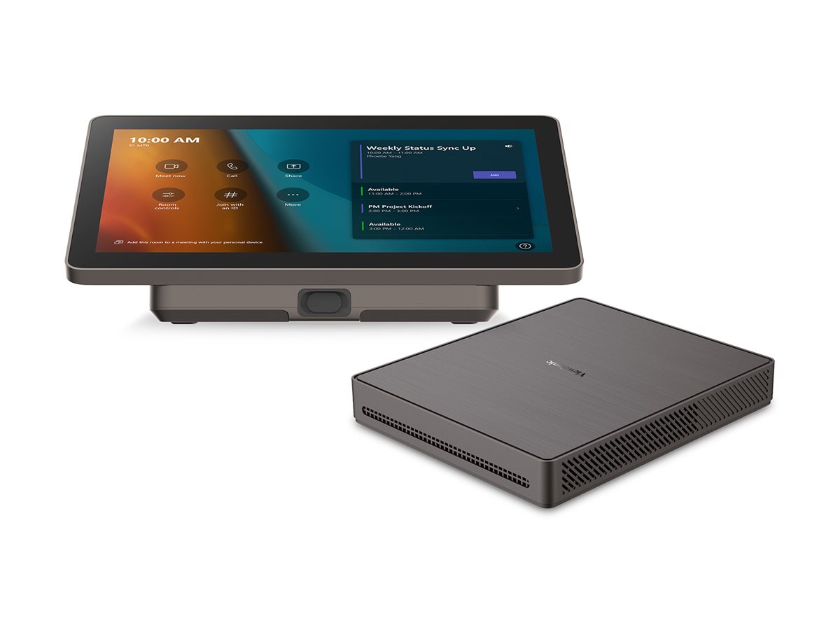 ViewSonic TeamJoin TRS10 - For Microsoft Teams Rooms - Kit für Videokonferenzen (Viewsonic TeamJoin MPC310-W31-TU Recheneinheit, Viewsonic TeamJoin MRC1010-TN Touch-Konsole)