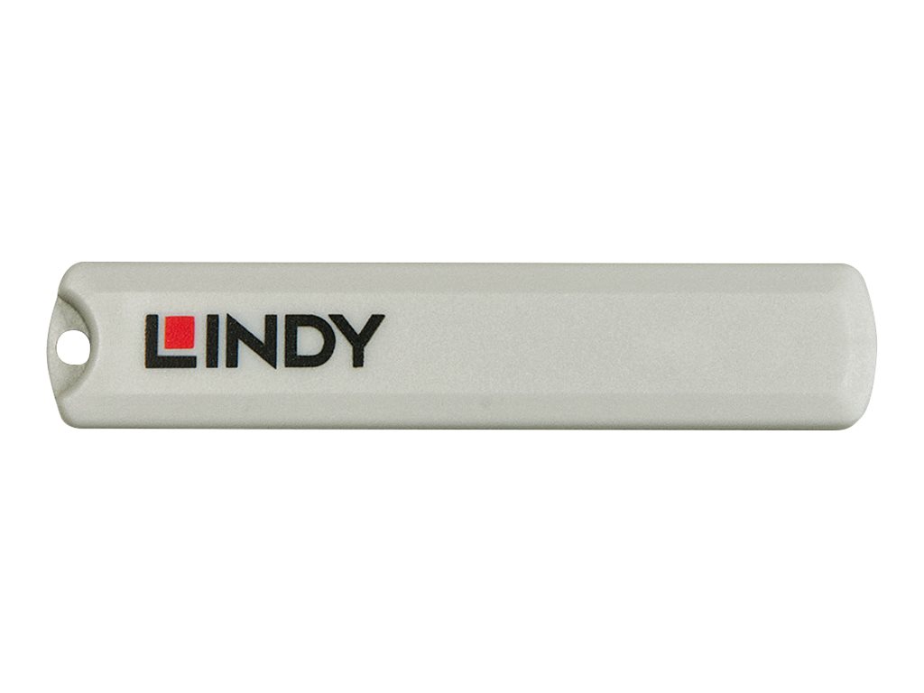 Lindy Schloss für USB-C-Port - weiß