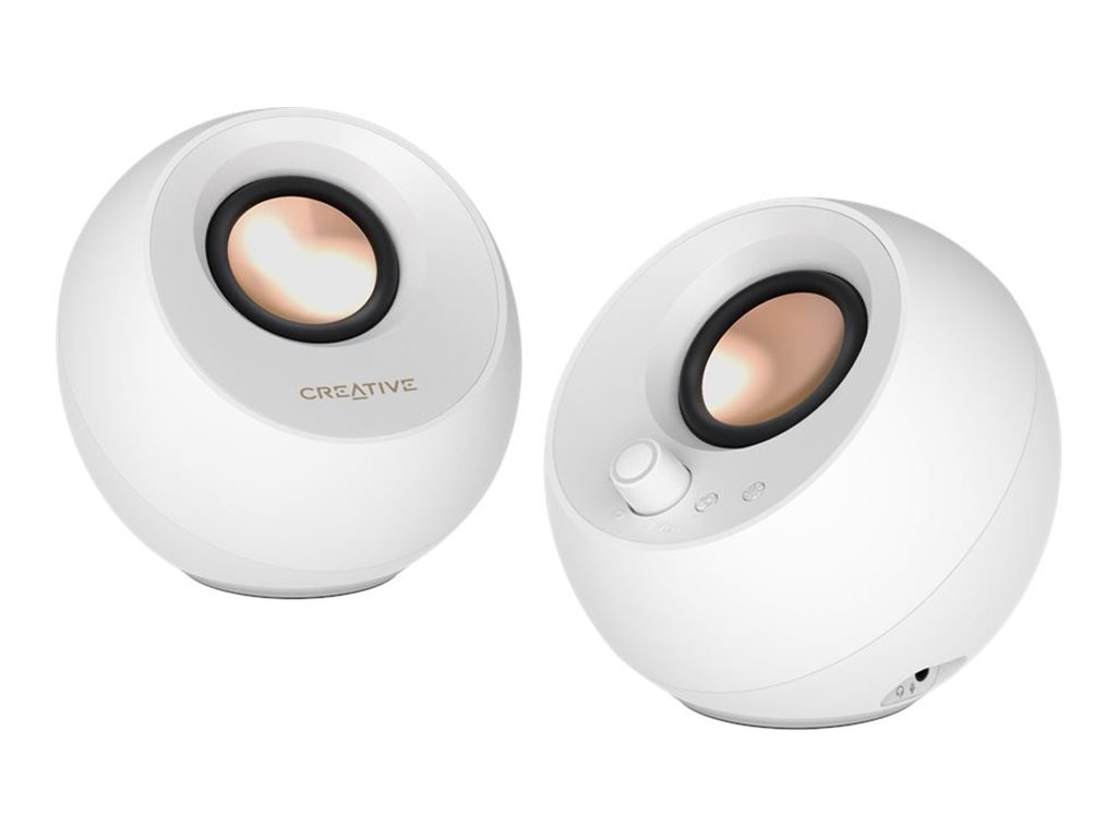 Creative Labs Creative Pebble Pro - Lautsprecher - für PC - 2.0-Kanal - kabellos - Bluetooth - USB - 30 Watt (Gesamt)