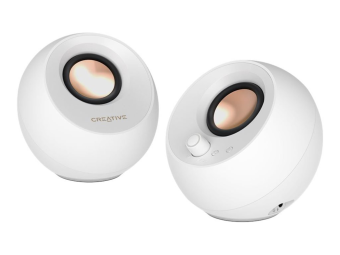 Creative Labs Creative Pebble Pro - Lautsprecher - für PC - 2.0-Kanal - kabellos - Bluetooth - USB - 30 Watt (Gesamt)