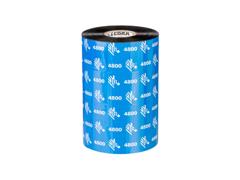 Zebra 4800 Resin - Schwarz - 60 mm x 450 m - Thermotransfer-Farbband