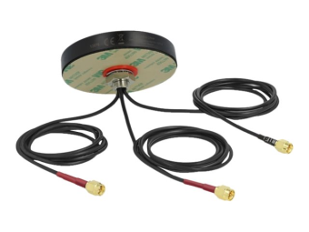 Delock LTE MIMO Dual Band WLAN 802.11 acaxahbgn Antenna - Antenne - Smart Home - 3 dBi (für 2400 MHz - 2483 MHz)