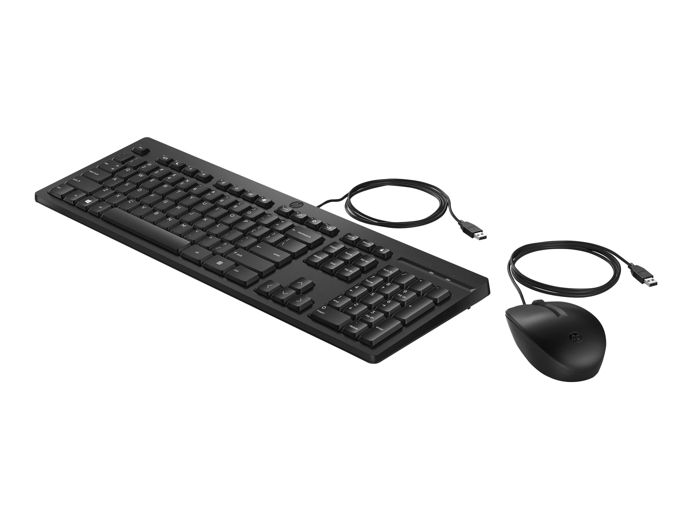 HP 225 - Tastatur-und-Maus-Set - USB - BosnischKroatischMontenegrinischSlowenischSerbisch