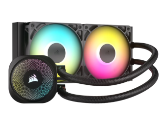 Corsair Nautilus 240 RS ARGB - Prozessor-Flüssigkeitskühlsystem - Kühlergröße 240 mm - (für LGA1851, LGA1700, AM5, AM4)