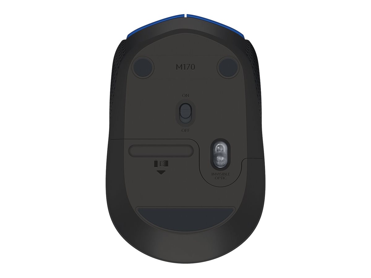 Logitech M171 - Maus - rechts- und linkshändig - kabellos - 2.4 GHz - kabelloser Empfänger (USB)