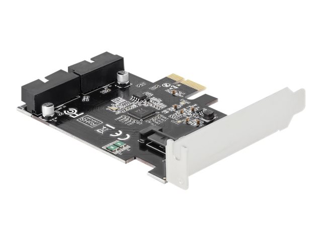 Delock PCI Express Card to 2 x internal USB 3.0 Pin Header - USB-Adapter - PCIe 2.0 - USB 3.0 (intern)