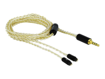 Delock Headset-Kabel - 4-poliger Mini-Stecker männlich zu 2-polig männlich
