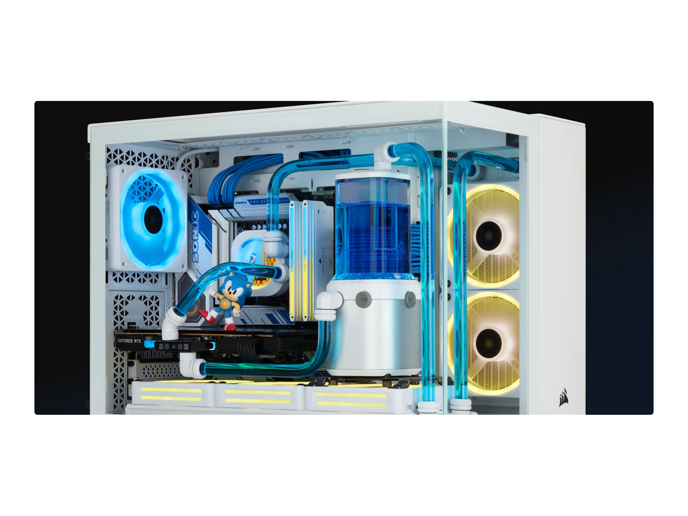 Corsair iCUE LINK 2500X RGB - Mid tower - micro ATX - Seitenteil mit Fenster (gehärtetes Glas)