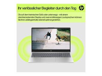 HP Laptop 15-fd1059ng - Intel Core 5 120U  1.4 GHz - FreeDOS 3.0 - Intel Graphics - 16 GB RAM - 1 TB SSD NVMe - 39.6 cm (15.6")