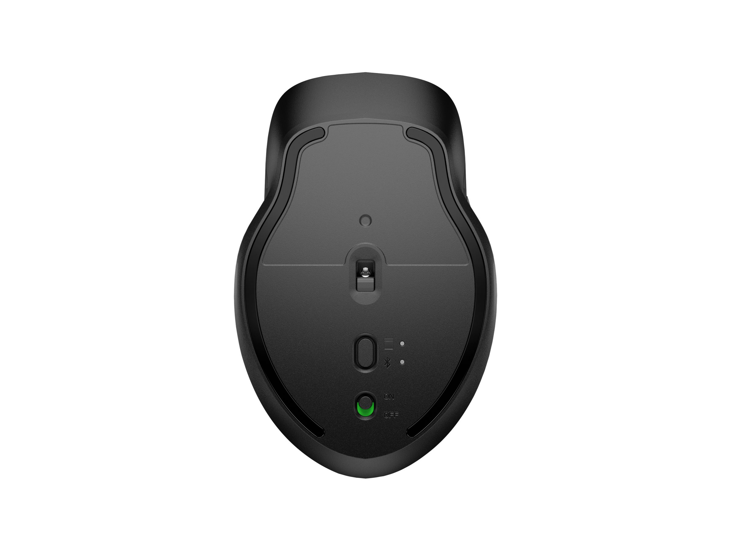 HP 430 - Maus - ergonomisch - rechts- und linkshändig - optisch - 5 Tasten - kabellos - Bluetooth 5.0, 2.4 GHz - kabelloser Empfänger (USB)