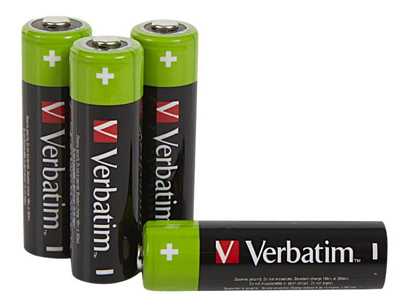 Verbatim Premium - Batterie 4 x AA  HR6 - NiMH - (wiederaufladbar)