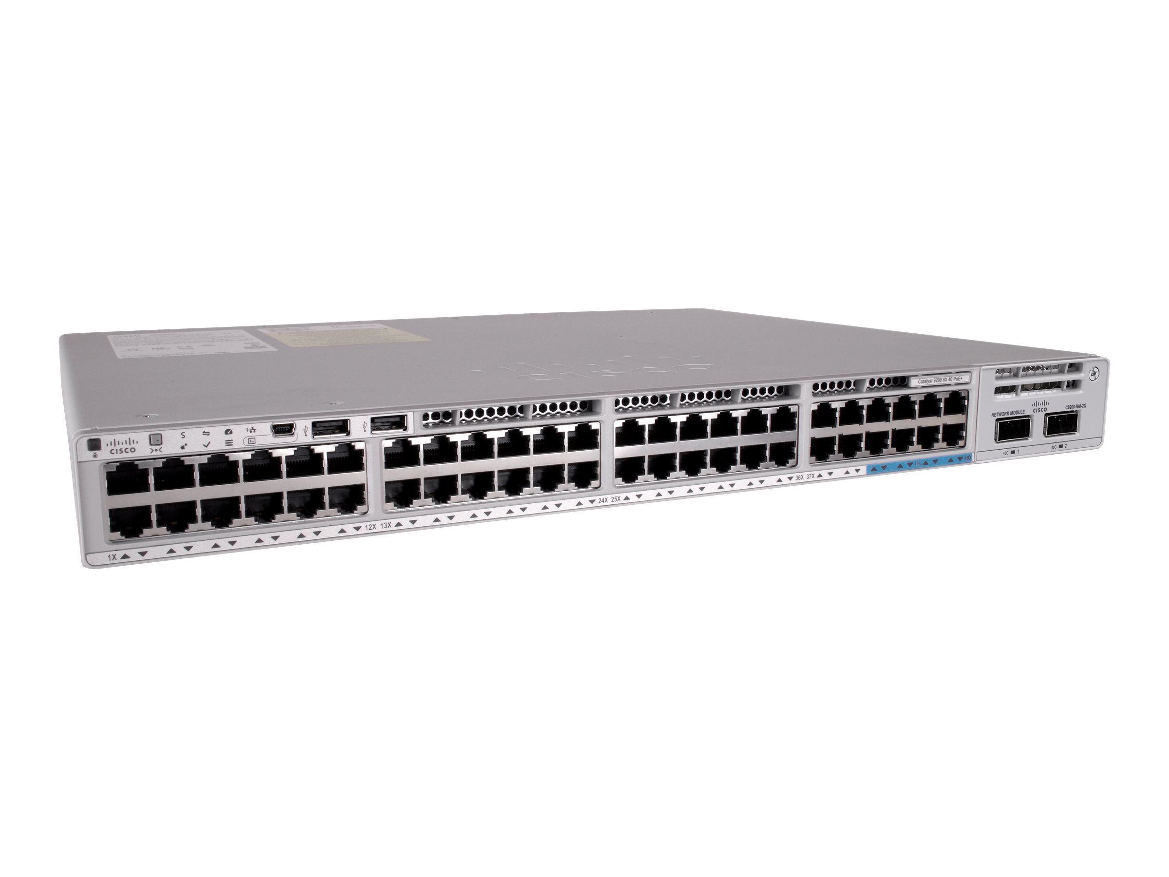 Cisco Catalyst 9200 - Network Essentials - Switch - L3 - Smart - 40 x 101001000 (PoE+)