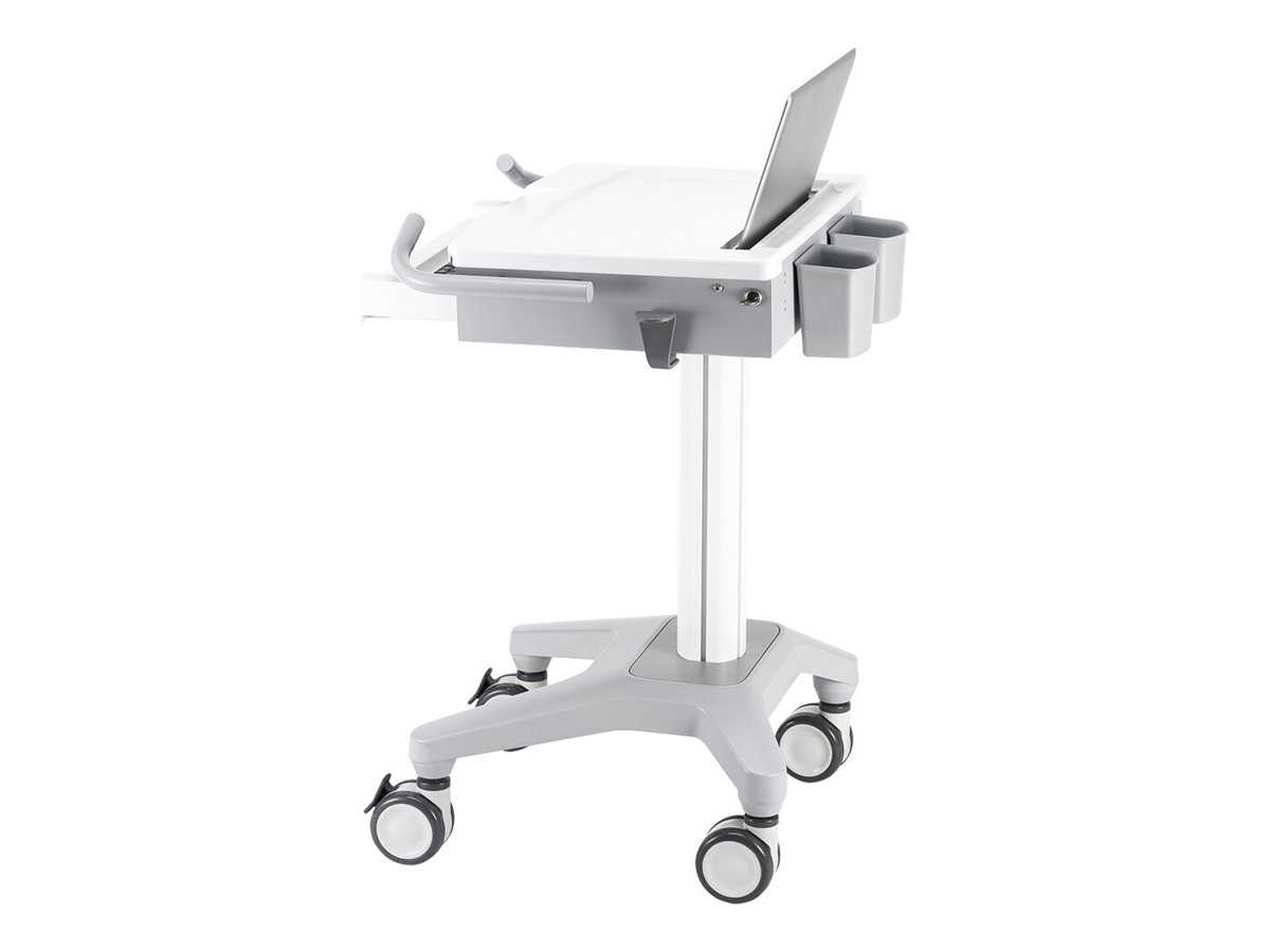 Neomounts MED-M200 - Wagen - für NotebookTastaturMaus - medizinisch - weiß - Bildschirmgröße 25.4-43.2 cm (10"-17")