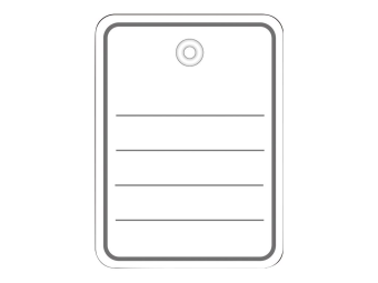 HERMA Merchandise tag - Weiß - 48 x 65 mm 1000