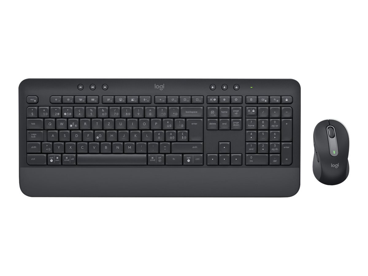 Logitech Signature MK650 Combo for Business - Tastatur-und-Maus-Set - kabellos - Bluetooth LE - QWERTY - Nordisch (DänischFinnischNorwegischSchwedisch)