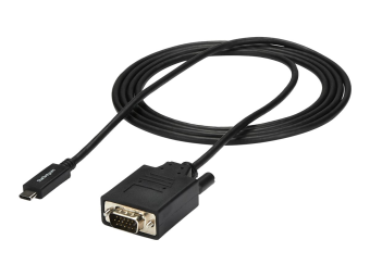 StarTech.com 2 m USB-C auf VGA Kabel - 1920x12001080p USB Typ-C auf VGA Video Aktives Adapter Kabel - Thunderbolt 3 kompatibel - Laptop auf VGA MonitorProjektor - DP Alt Mode HBR2 (CDP2VGAMM2MB)