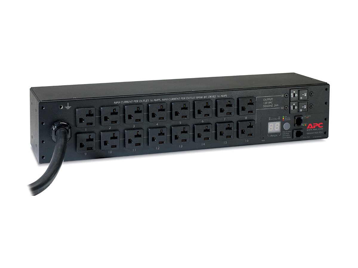 APC Metered Rack PDU AP7802B - Stromverteilungseinheit (Rack - einbaufähig)