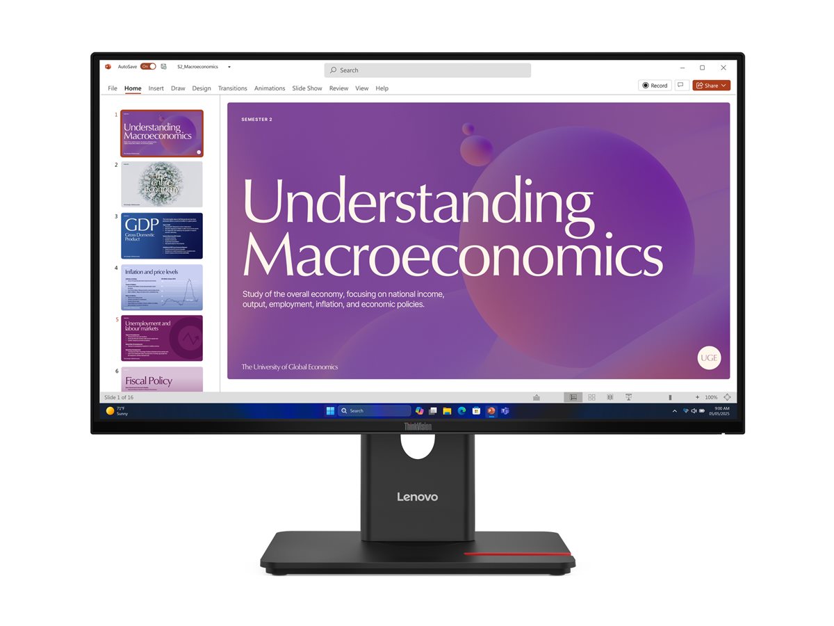 Lenovo ThinkVision T24d-40 - LED-Monitor - 61 cm (24")