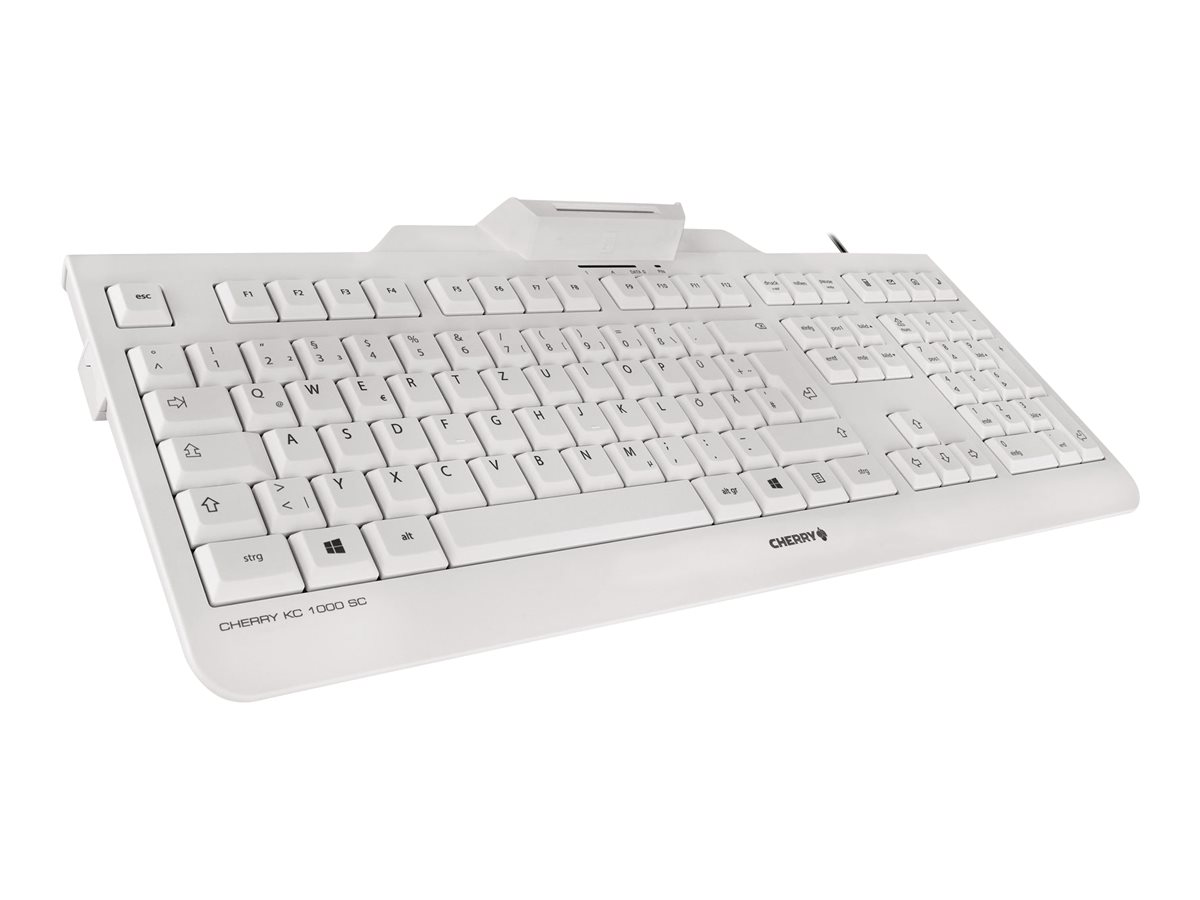 Cherry KC 1000 SC - Tastatur - USB - GB - Pale