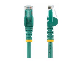 StarTech.com Startech 10m CAT6 Ethernet Cable, 10 Gigabit Snagless RJ45 650MHz 100W PoE Patch Cord, CAT 6 10GbE UTP Network Cable wStrain Relief, Green, Wiring is UL CertifiedTIA - Category 6 - 24AWG (N6PATC10MGN)