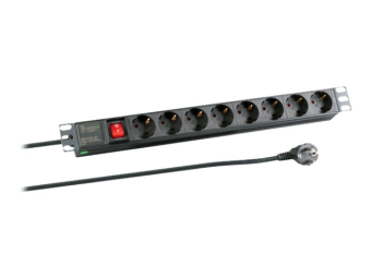 EFB Elektronik EFB-Elektronik - Steckdosenleiste (Rack - einbaufähig) - Eingabe, Eingang power CEE 77 - Ausgangsanschlüsse 8 (power CEE 73)