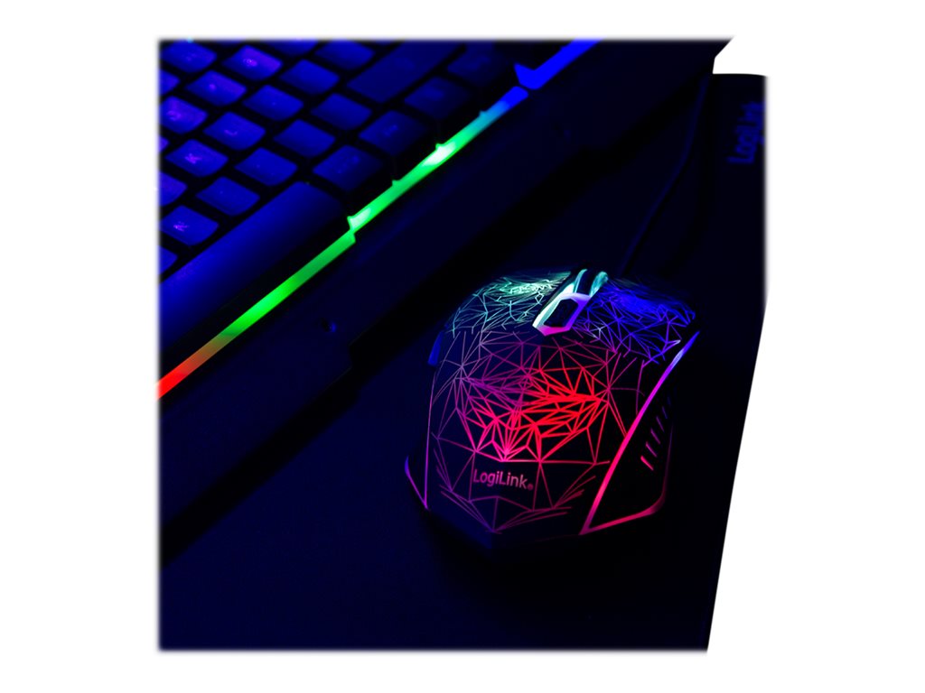 LogiLink Gaming Combination Set - Set aus Tastatur