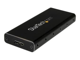 StarTech.com SSD Festplattengehäuse für M.2 Festplatten - USB 3.1 Type C - NGFF - USB C Kabel - USB 3.1 Case auf M2 Adapter - Speichergehäuse - M.2 - SATA 6Gbs - USB 3.1 (Gen 2)