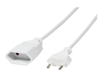 LogiLink Spannungsversorgungs-Verlängerungskabel - Eurostecker (W)