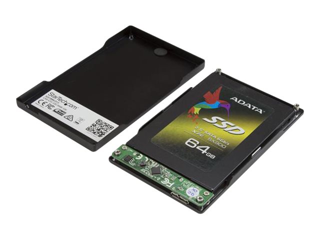 StarTech.com USB 3.1 (10 Gbps) Festplattengehäuse für 2,5 SATA Laufwerke - Gehäuse für SSDHDD - Aluminium - Speichergehäuse - 2.5" (6.4 cm)