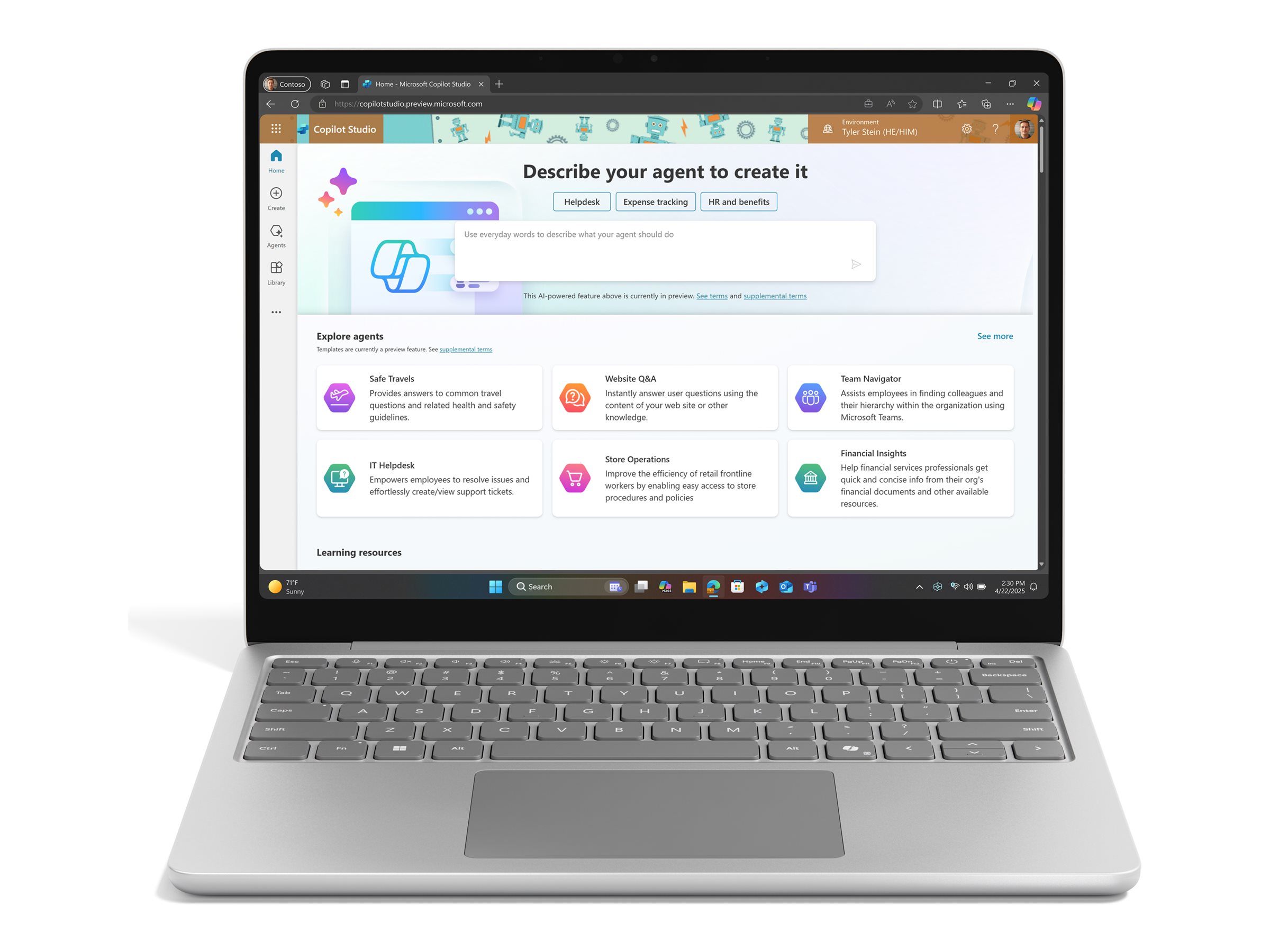 Microsoft Surface Laptop Copilot+ PC for Business - 13-inch - Snapdragon X Plus X1P-42-100  3.2 GHz - Win 11 Pro - Qualcomm Adreno - 16 GB RAM - 256 GB SSD - 33 cm (13")