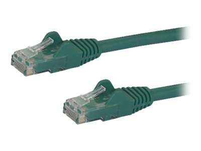 StarTech.com Startech 10m CAT6 Ethernet Cable, 10 Gigabit Snagless RJ45 650MHz 100W PoE Patch Cord, CAT 6 10GbE UTP Network Cable wStrain Relief, Green, Wiring is UL CertifiedTIA - Category 6 - 24AWG (N6PATC10MGN)