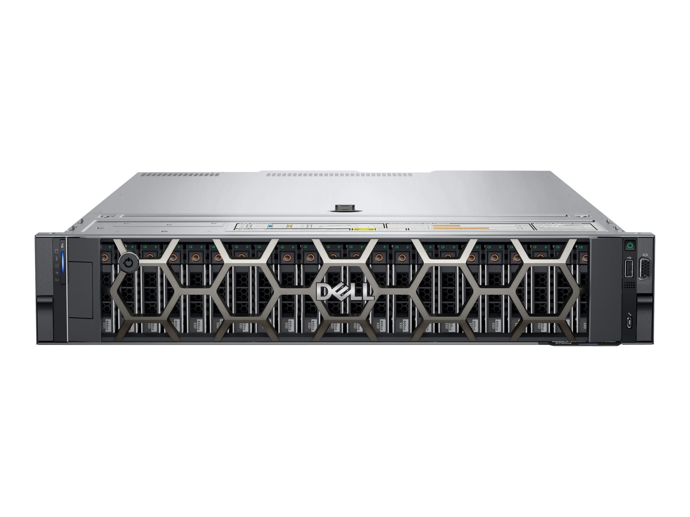 Dell PowerEdge R750xs - Server - Rack-Montage - 2U - zweiweg - 1 x Xeon Silver 4310  2.1 GHz - RAM 32 GB - SAS - Hot-Swap 8.9 cm (3.5")