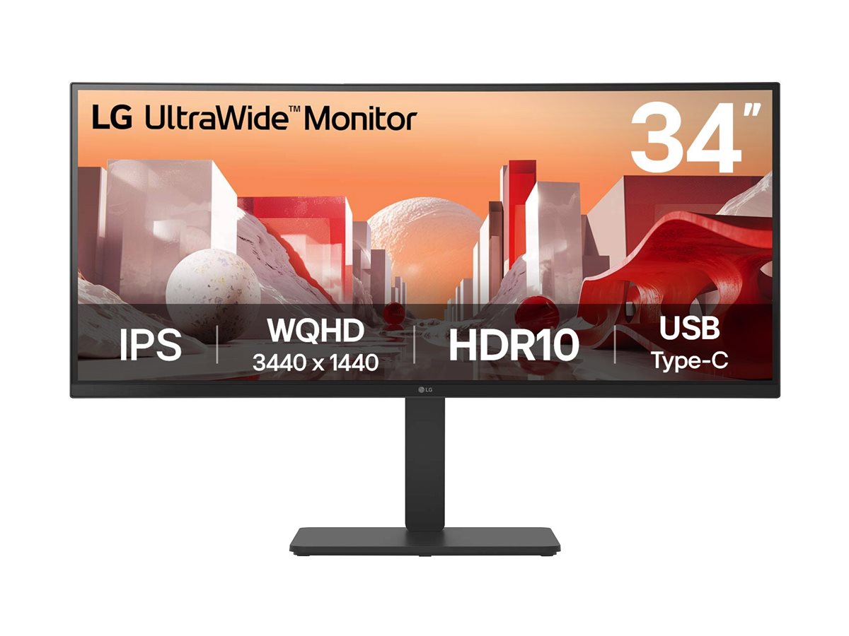 LG UltraWide 34BA75QE-B - LED-Monitor - gebogen - 86.72 cm (34")