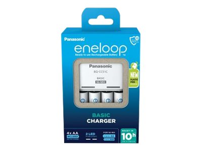 Panasonic eneloop Basic BQ-CC51 - Batterieladegerät - (für 4xAAAAA)