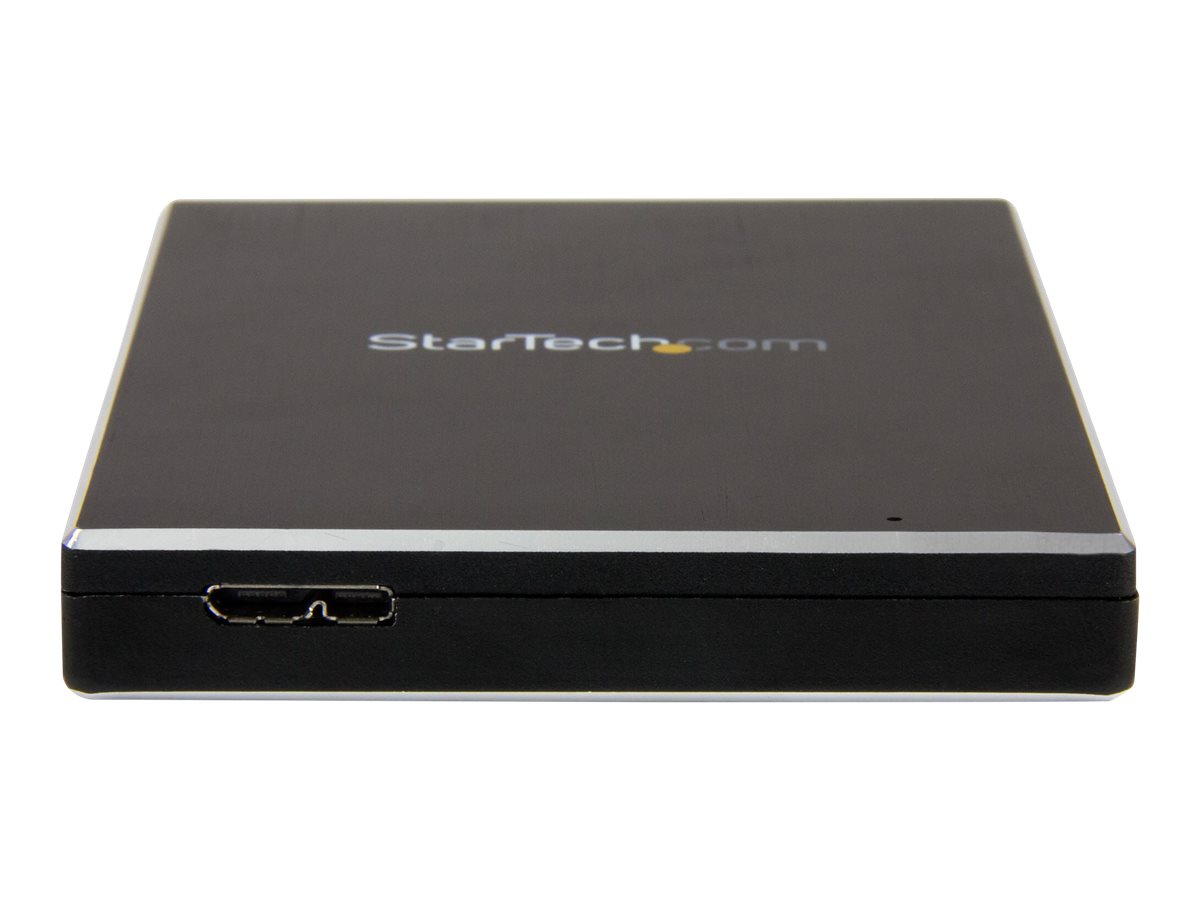StarTech.com USB 3.1 (10 Gbps) Festplattengehäuse für 2,5 SATA Laufwerke - Gehäuse für SSDHDD - Aluminium - Speichergehäuse - 2.5" (6.4 cm)