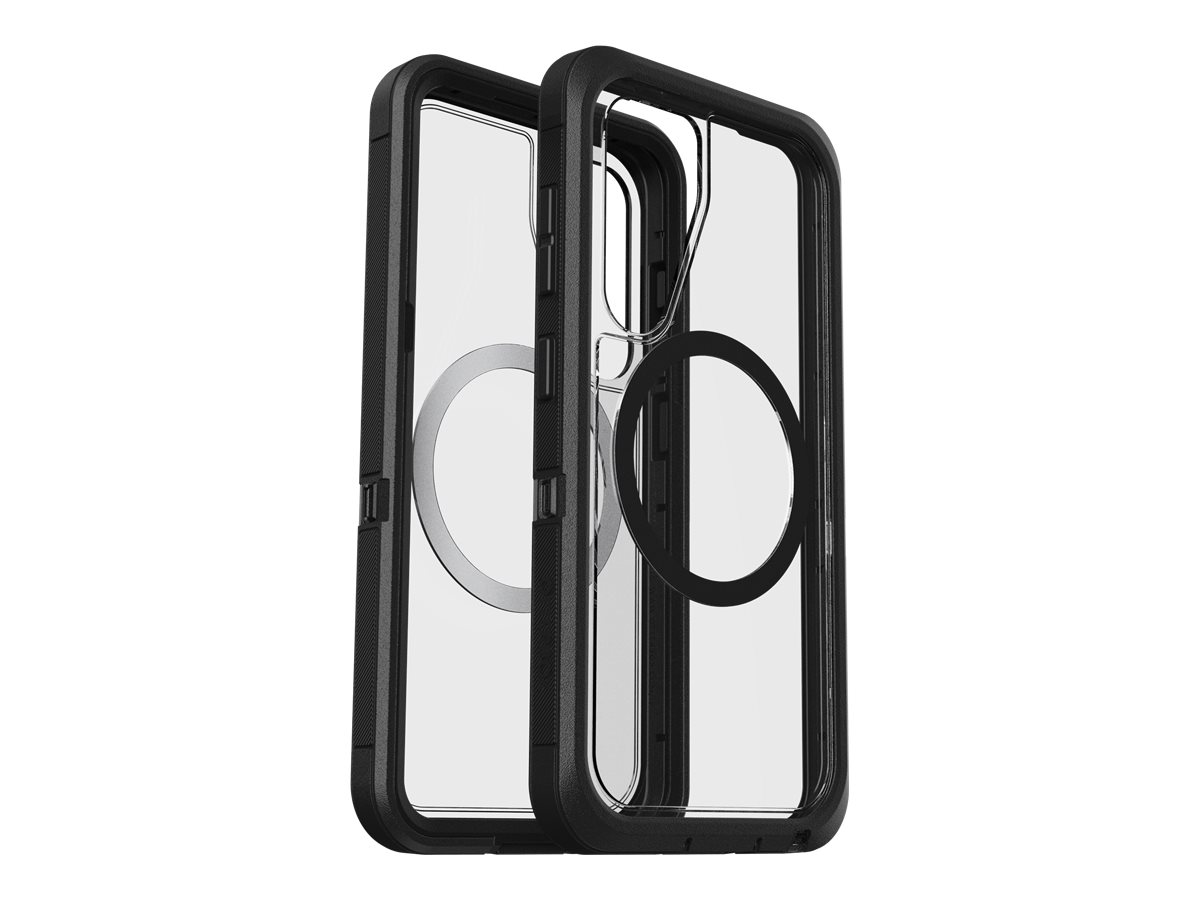 OtterBox Defender Series XT - Hintere Abdeckung für Mobiltelefon - widerstandsfähig - mit Magneten - Kunststoff - Dark Side (transparentschwarz)