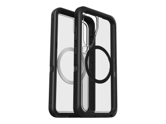 OtterBox Defender Series XT - Hintere Abdeckung für Mobiltelefon - widerstandsfähig - mit Magneten - Kunststoff - Dark Side (transparentschwarz)