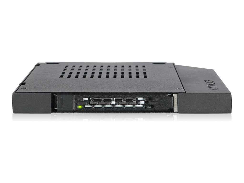 Icy Dock ToughArmor MB411SPO-1B - Laufwerksschachtadapter - 5,25" Slim Line auf 2,5" (13,3 cm Slim Line auf 6,4 cm)