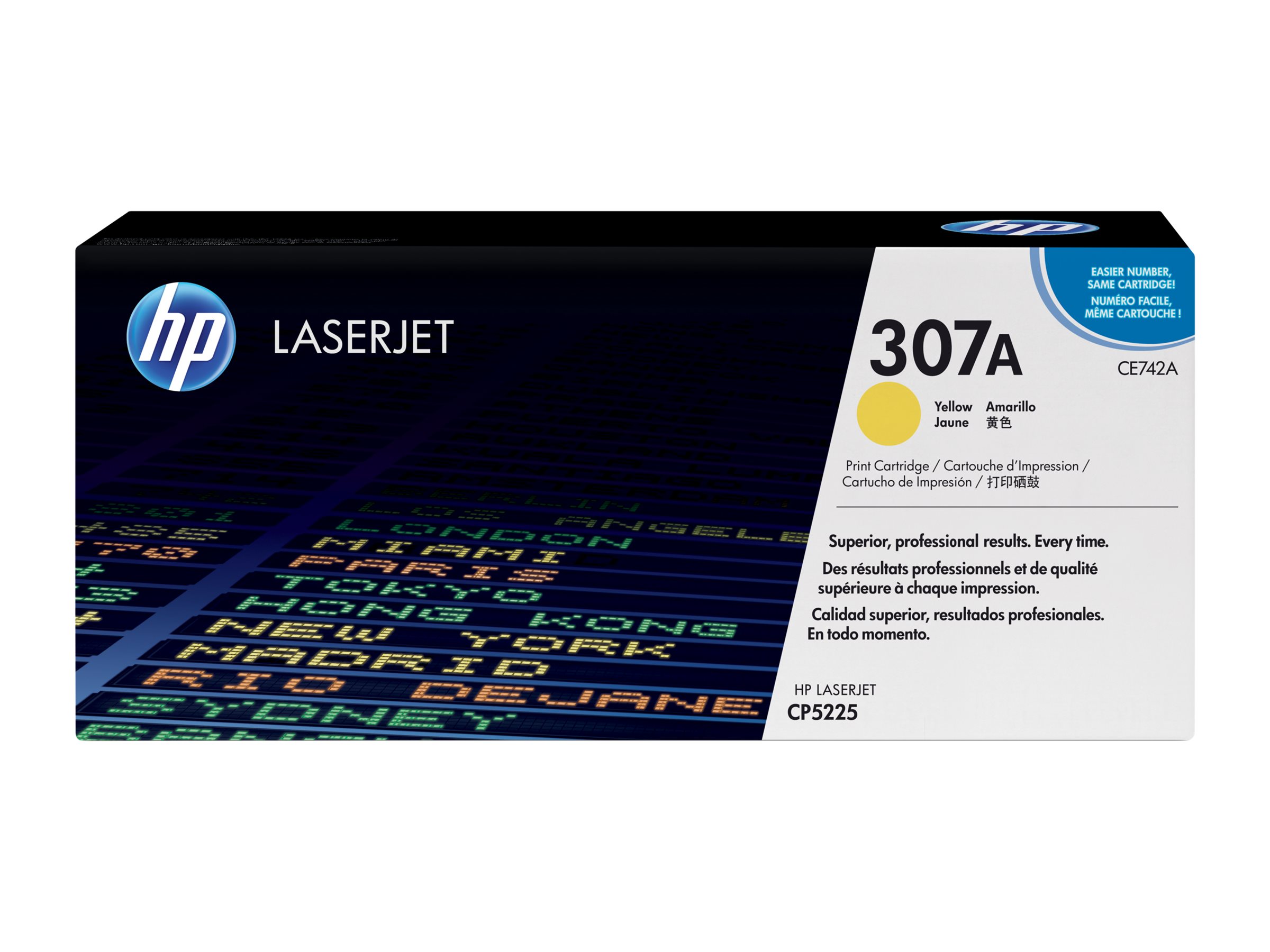 HP 307A - Gelb - original - LaserJet - Tonerpatrone (CE742A)