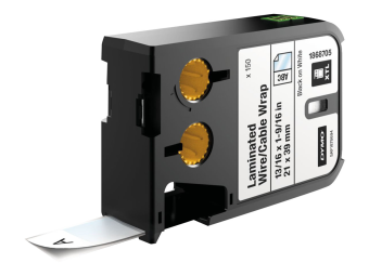 Dymo XTL - Vinyl - permanenter Klebstoff - Schwarz