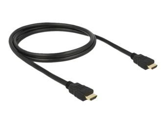 Delock HDMI-Kabel mit Ethernet - HDMI männlich zu HDMI männlich
