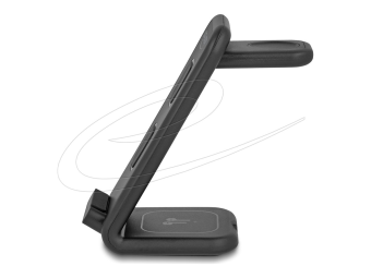 Delock Kabelloses Ladegerät - 3-in-1, with 2 charging coils