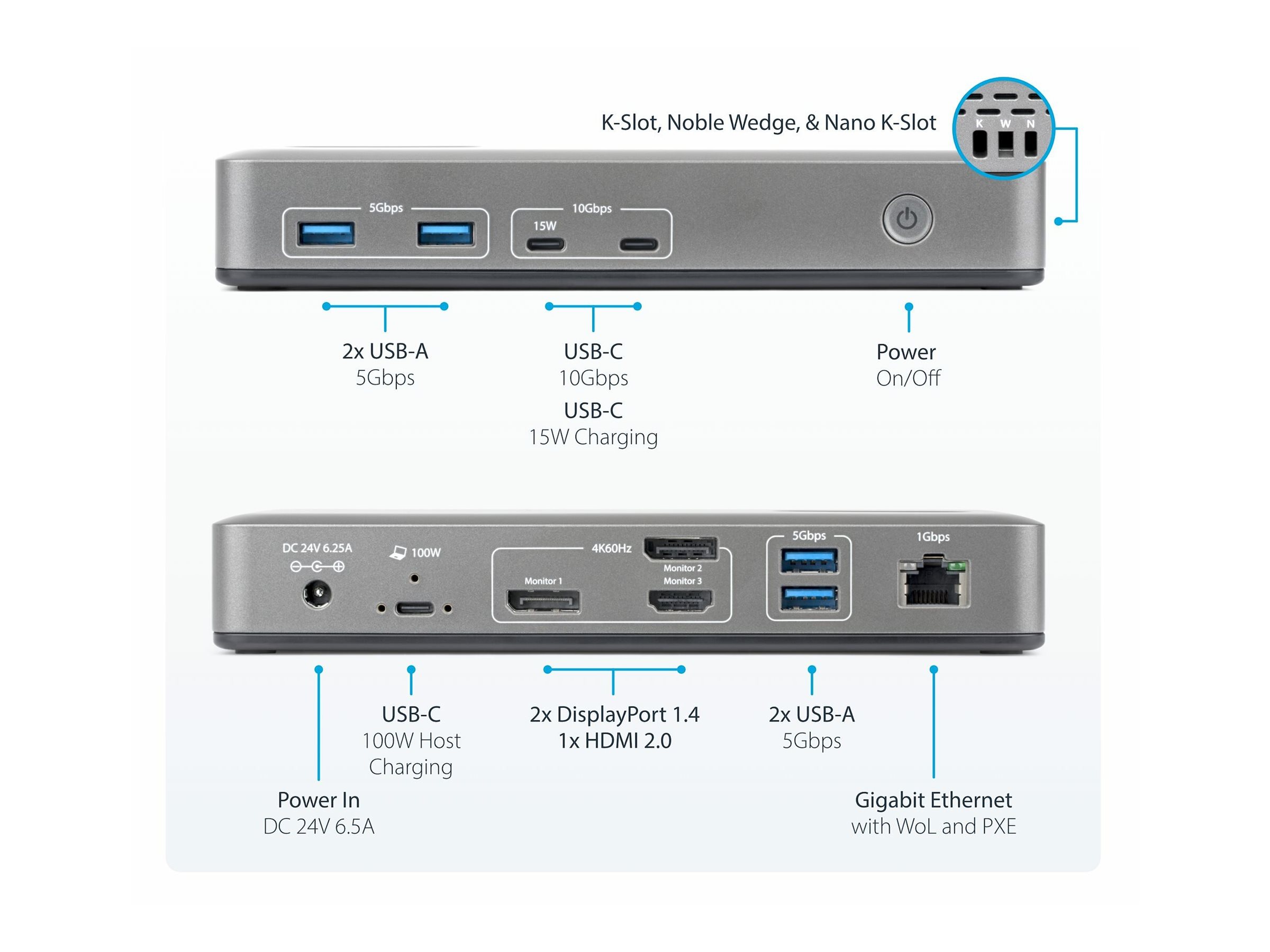StarTech.com Dockingstation - für Laptop