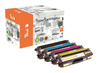 Peach Multi Pack Plus - 5er-Pack - XL - Schwarz, Gelb, Cyan, Magenta - kompatibel - wiederaufbereitet - Tonerpatrone (Alternative zu Brother TN423)