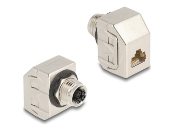 Delock Netzwerkadapter - 8-polig M12 (W) zu RJ-45 (W)