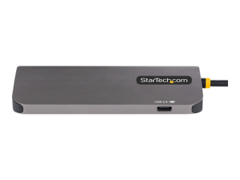 StarTech.com USB C Multiport Adapter 4K 60Hz HDMI Video 3-Port 5Gbps USB-A 3.2 Hub 100W Power Delivery Passthrough GbE USB Type-C Mini Travel Dock with Charging 12in30cm Cable - USB C Laptop Docking Station (127B-USBC-MULTIPORT)