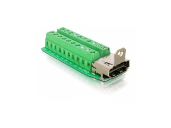 Delock Adapter HDMI Buchse > Terminalblock 20pin