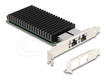 Delock Netzwerkadapter - PCIe 2.0 x8 Low-Profile