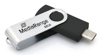 MEDIARANGE USB-Stick USB 3.2 Gen1 USB-C 32GB - 32 GB (MR1952) - MediaRange USB 3.2 - Gen 1