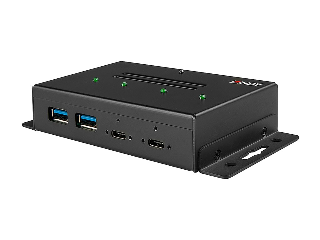 Lindy 4 Port USB 3.1 Gen 2 Type C Metal Hub